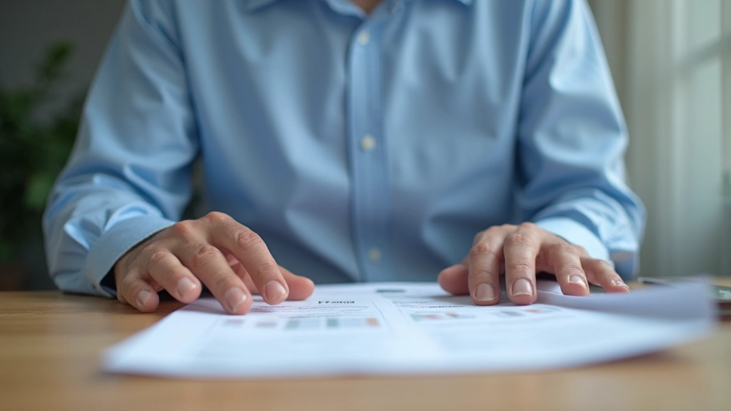 Inversor examinando mapa de propiedades y reportes de valuación inmobiliaria